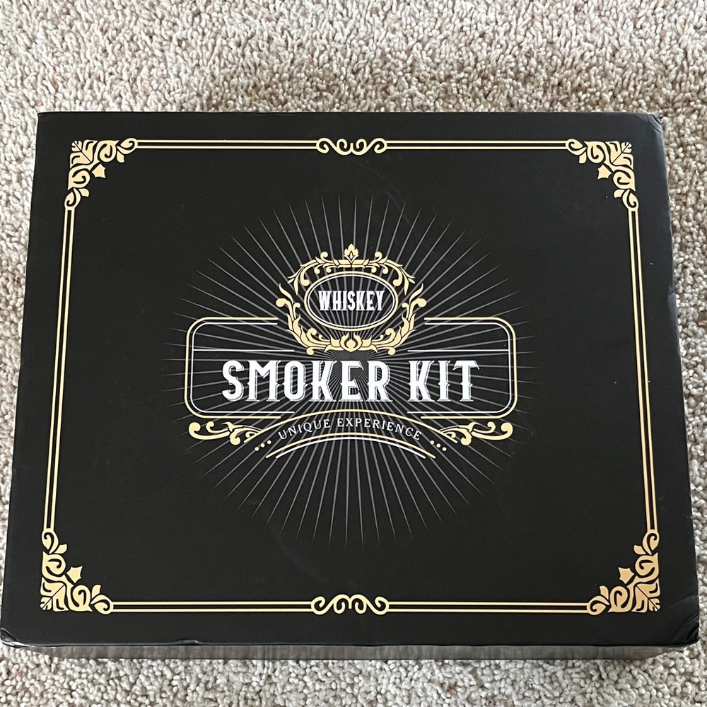 Whiskey Smoker Kit - Black and Gold